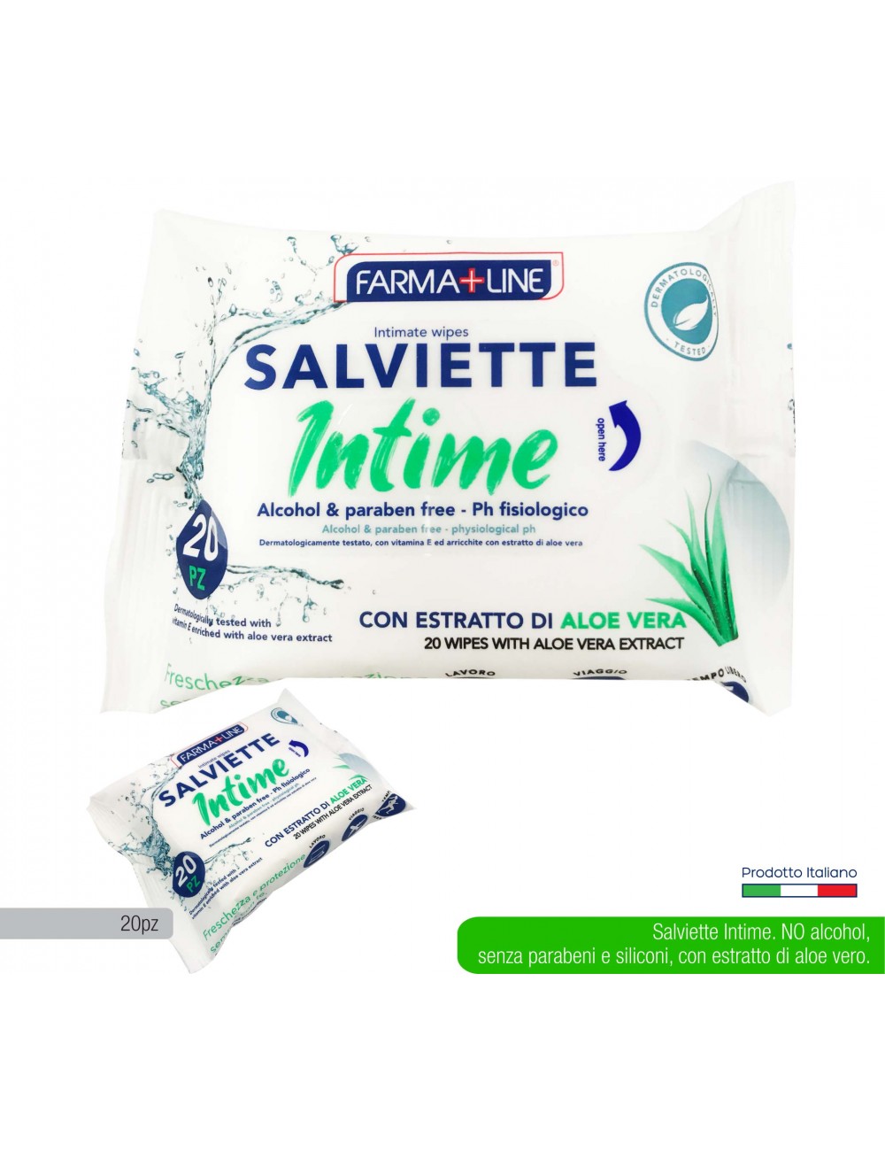 IDROFIL SALVIETTE IGIENIZZANTI 20PZ